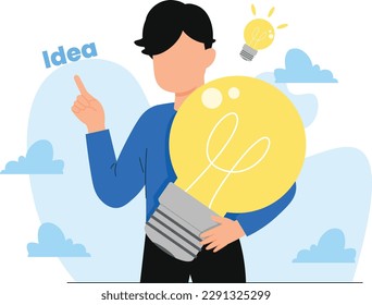 A man introducing the best way to find a creative ideas  