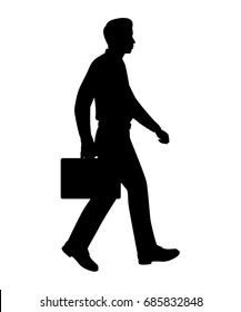 Man isolated vector on white background
