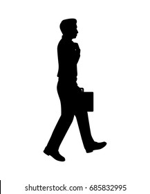 Man isolated vector on white background