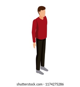 Man isometric avatar