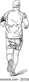 man jogging