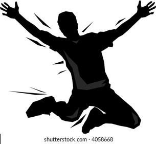 man jumping