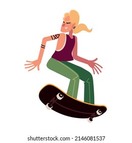 hombre saltando con un icono de skateboard