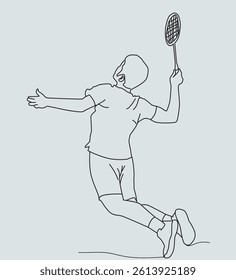 man jumping while holding racket