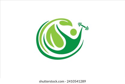 man for key logo design logo de la hoja hombre diseño de negocios moderno
