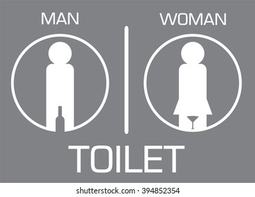 a man and a lady toilet sign, Fitting room sign flat icon illustration, lady and gentleman symbol, gray background, bottle wine glass