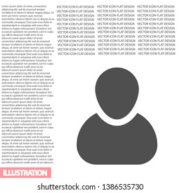 man laptop vector icon. lorem ipsum 10 EPS Design