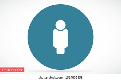 man laptop vector icon. lorem ipsum 10 EPS Design