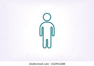 man laptop vector icon. lorem ipsum 10 EPS Design