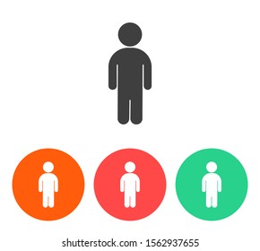man laptop vector icon. lorem ipsum 10 EPS Design