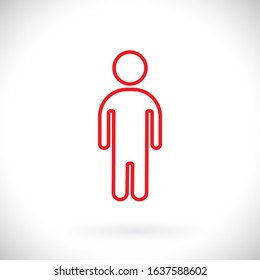 man laptop vector icon. lorem ipsum 10 EPS Design