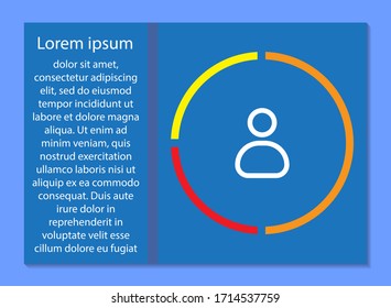 man laptop vector icon. lorem ipsum 10 EPS Design