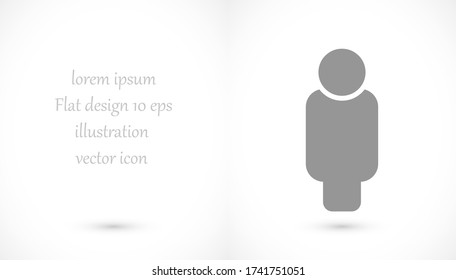icono vectorial del portátil man. lorem ipsum 10 EPS Design