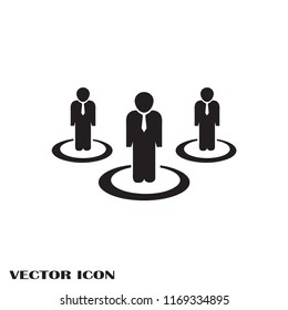 man leader vector icon