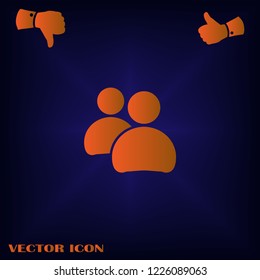man leader vector icon