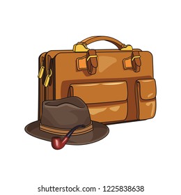 man leather handbag