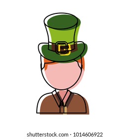 man leprechaun hat
