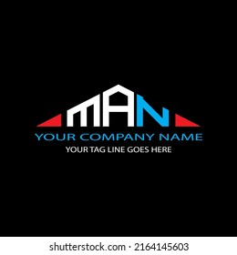 MAN letter logo creative design with vector graphic