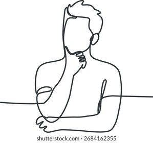 Ilustração de uma linha principal ou de uma linha contínua