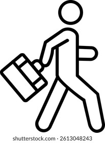 Man Line Vector Icon Design