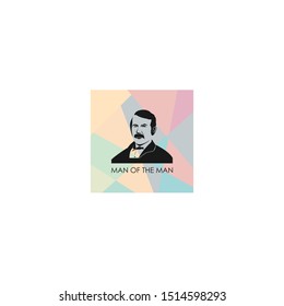 Man of the Man logo design inspiration - vector