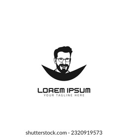 man logo icon vector isolated silhouette 