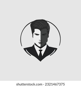 man logo illustration vector design 