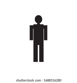Plantilla de diseño de ilustración vectorial de logotipo de hombre