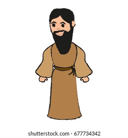  man with long beard icon image 