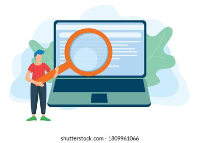 hombre buscando trabajo por internet o internet móvil