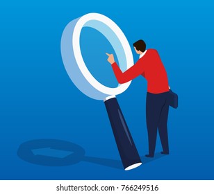 3,961 Magnifying Glass Person Control Images, Stock Photos & Vectors 