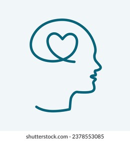 The man with love in head