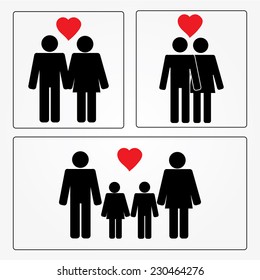 man in love vector,man icon vector