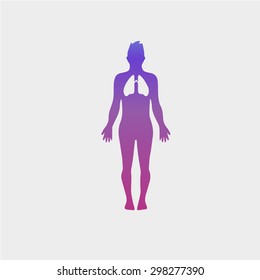 Man lungs