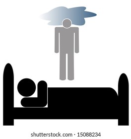 man lying in bed with depression unable to get out of bed