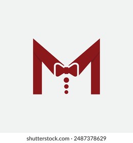 Man M Letter Logo Design