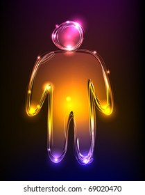 man "made of light" collection
