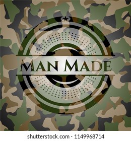 Man Made on camo texture