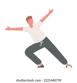 man making exercise icon isolated style