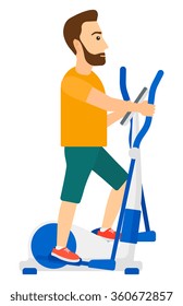 Man making exercises.