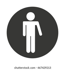 man male avatar young icon vector isolated graphic