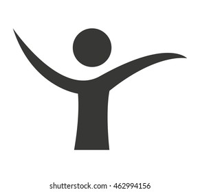 man male silhouette isolated icon vector illustration design