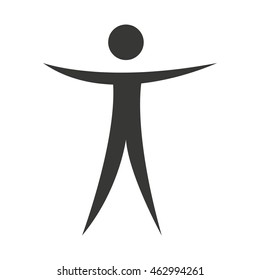 man male silhouette isolated icon vector illustration design