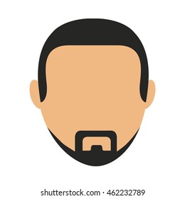 man male young icon vector isolated graphic