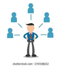 
a man with many connections
