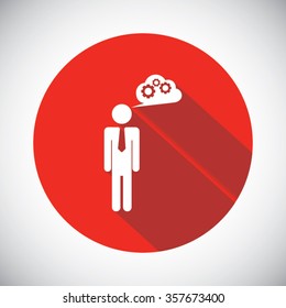man and mark icon