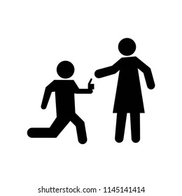 Man in marriage proposal position on his knee offering a ring in front of his girlfriend icon vector icon. Simple element illustration.  Can be used for web and mobile.