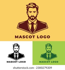 Diseño del logotipo masculino de mascota - EPS vectorial