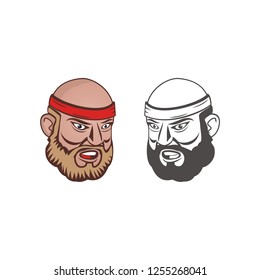 A man master cartoon character
