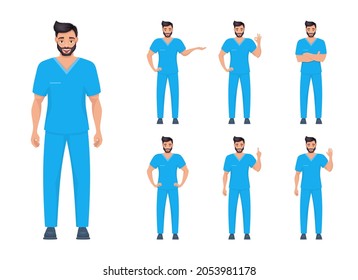 Man medic vector design illustration isolated on white background